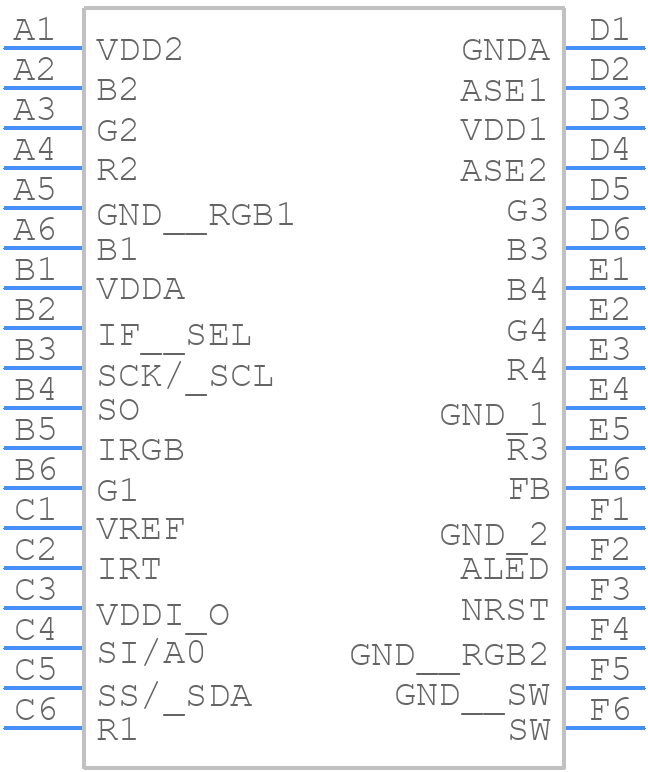 LP55281TL/NOPB - Texas Instruments - PCB symbol