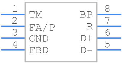 CHY103D-TL - Power Integrations - PCB symbol