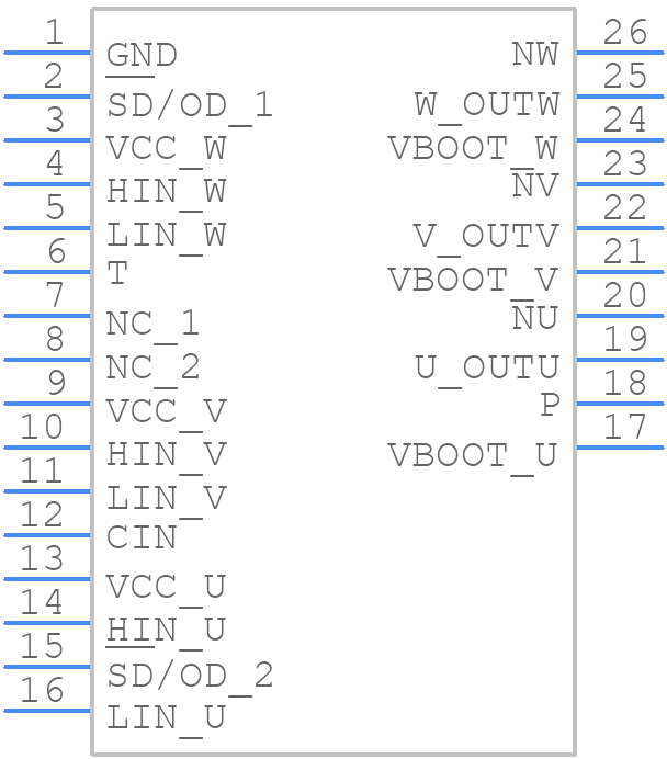 STIPNS1M50SDT-H - STMicroelectronics - PCB symbol