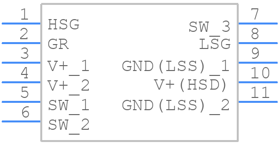 FDPC8014S - onsemi - PCB symbol