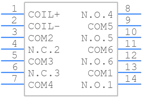 SFY4-DC24V - Panasonic - PCB symbol
