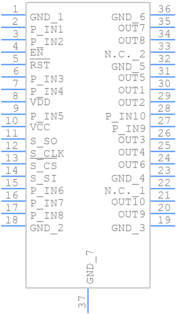 TLE8110EE - Infineon - PCB symbol