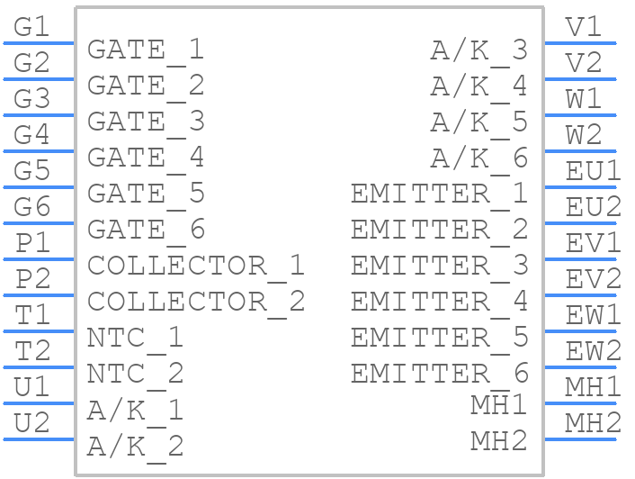 FS20R06W1E3 - Infineon - PCB symbol