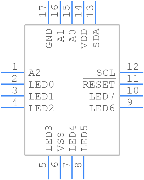 PCA9551BS,118 - NXP - PCB symbol