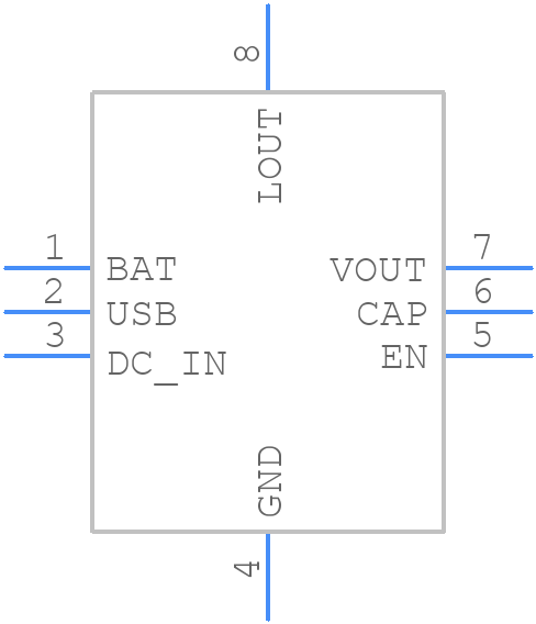 TPS22933ARSER - Texas Instruments - PCB symbol