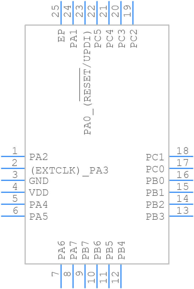 ATTINY807-MFR - Microchip - PCB symbol