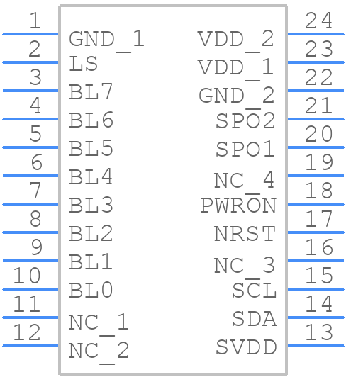 SX9513ETSTRT - SEMTECH - PCB symbol