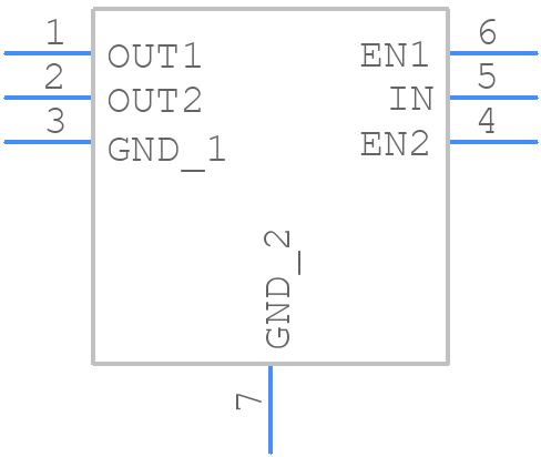 TLV7162828PDPQT - Texas Instruments - PCB symbol