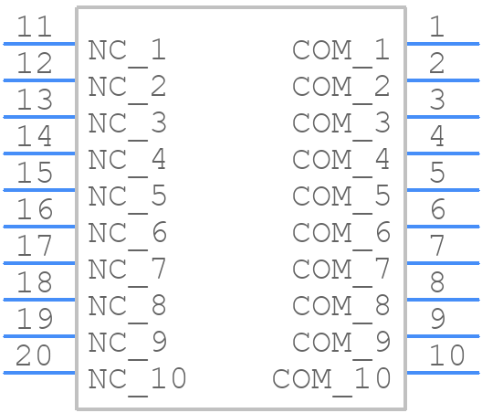 76SB10ST - Grayhill - PCB symbol