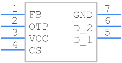 AP3987CTS7-13 - Diodes Incorporated - PCB symbol