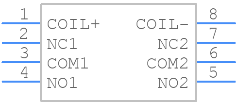 HFD4/3 - Hongfa - PCB symbol