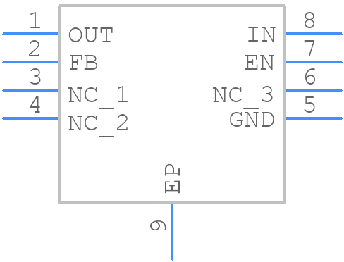 TPS78430QWDRBRQ1 - Texas Instruments - PCB symbol
