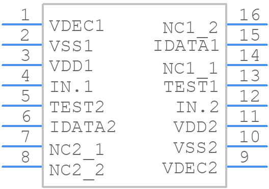 MLX90373KGO-ABA-300-SP - Melexis - PCB symbol