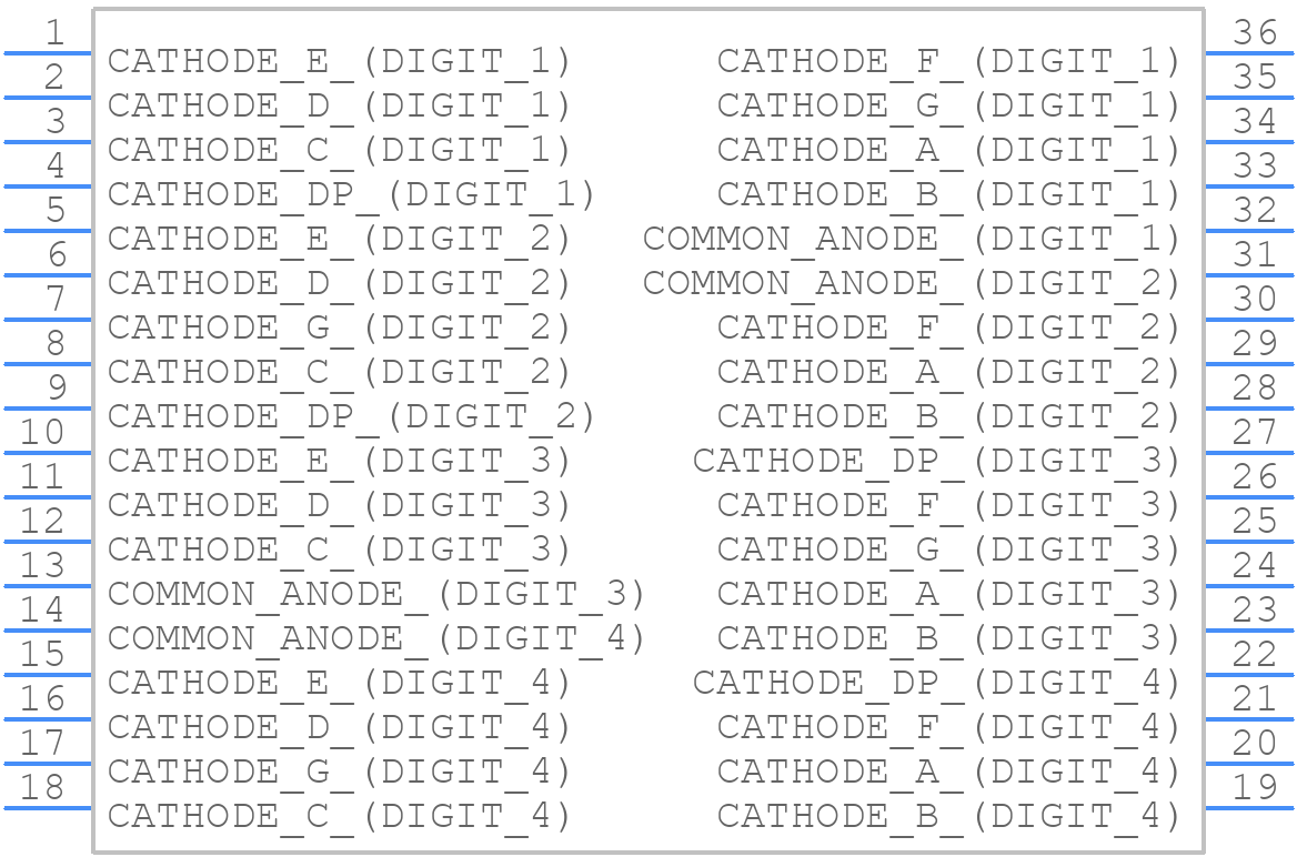 LTC-5851Y - Lite-On - PCB symbol