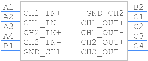 PCMF2HDMI2SZ - Nexperia - PCB symbol
