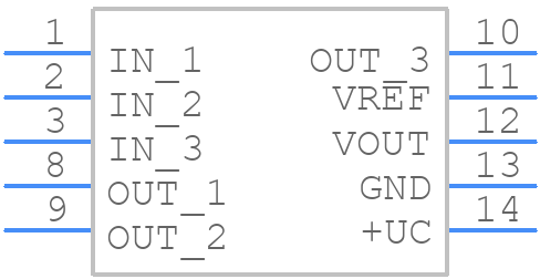LESR 25-NP - LEM - PCB symbol