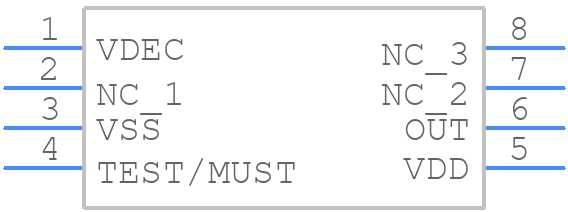 MLX91208LDC-CAL-000-SP - Melexis - PCB symbol