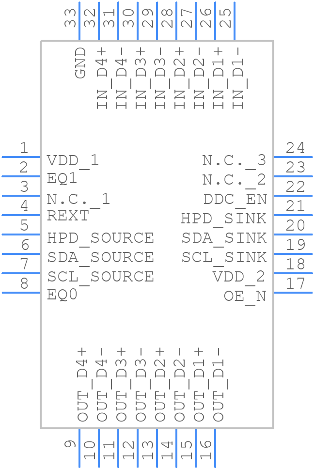 PTN3366BSMP - NXP - PCB symbol