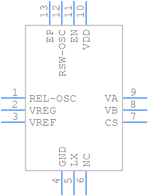 HV860K7-G - Microchip - PCB symbol