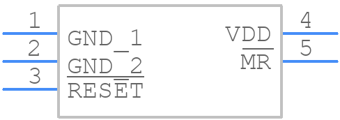TPS3800G27DCKRG4 - Texas Instruments - PCB symbol