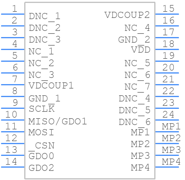 A1101R04C00GM - ANAREN - PCB symbol