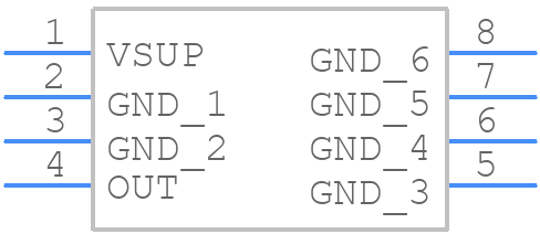 HAL2425DJ - TDK - PCB symbol