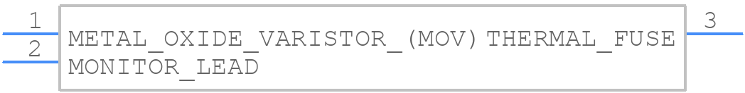 B72214W2421K501 - TDK - PCB symbol