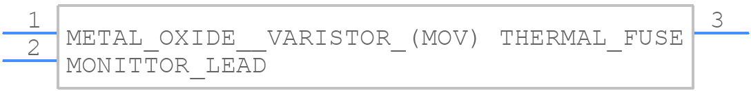 B72220W2381K501 - TDK - PCB symbol