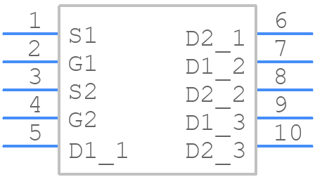 SQJ500AEP-T1_BE3 - Vishay - PCB symbol