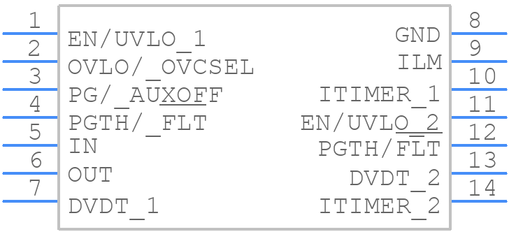 TPS259474ARPWR - Texas Instruments - PCB symbol