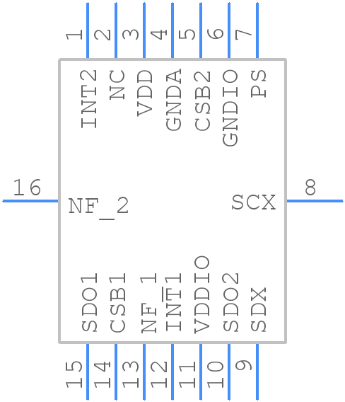 SMI130 - BOSCH - PCB symbol