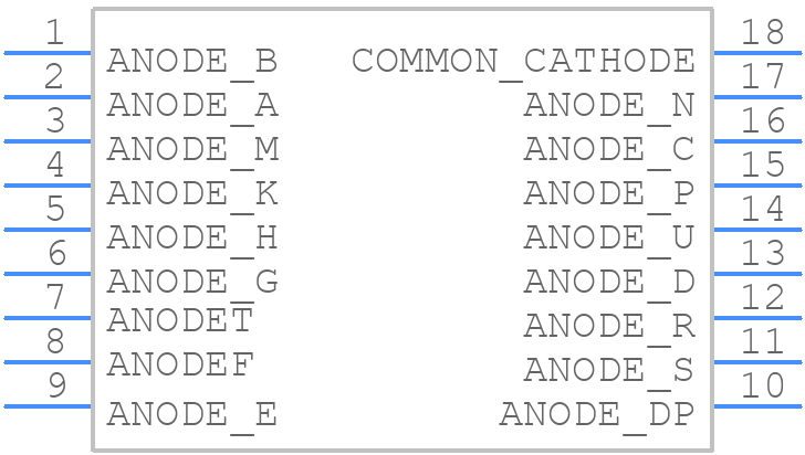 PSC05-12YWA - Kingbright - PCB symbol