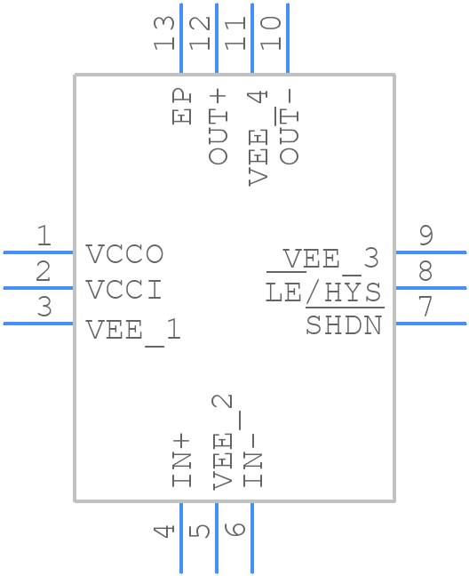 TLV3605RVKT - Texas Instruments - PCB symbol