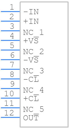 PA16 - Apex Microtechnology - PCB symbol
