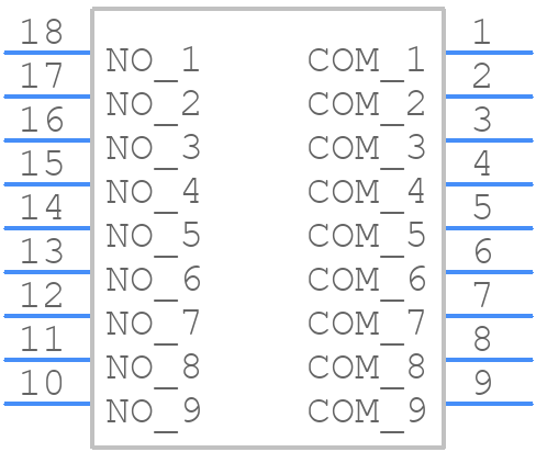 204-9STR - CTS - PCB symbol