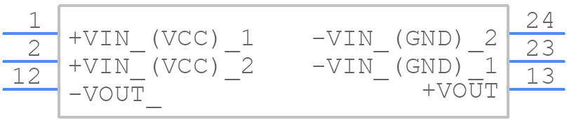THI 2412 - Traco Power - PCB symbol