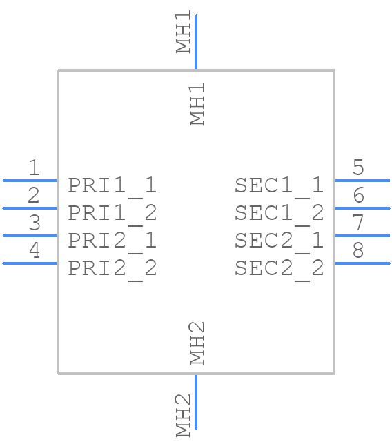 160G10 - Hammond Manufacturing - PCB symbol