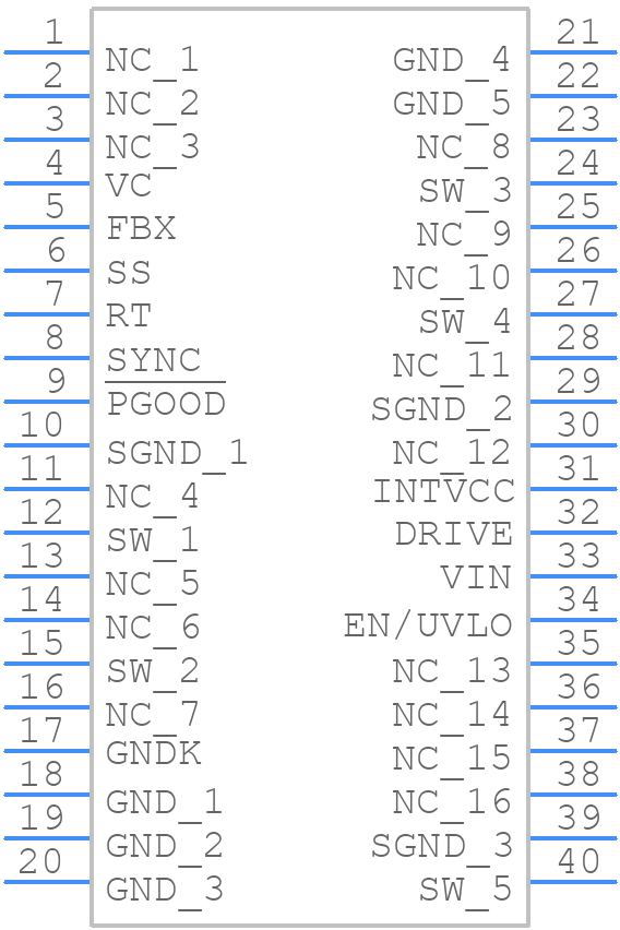 LT3959IFE#TRPBF - Analog Devices - PCB symbol