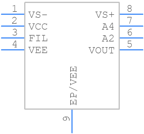LT6100IDD#PBF - Analog Devices - PCB symbol