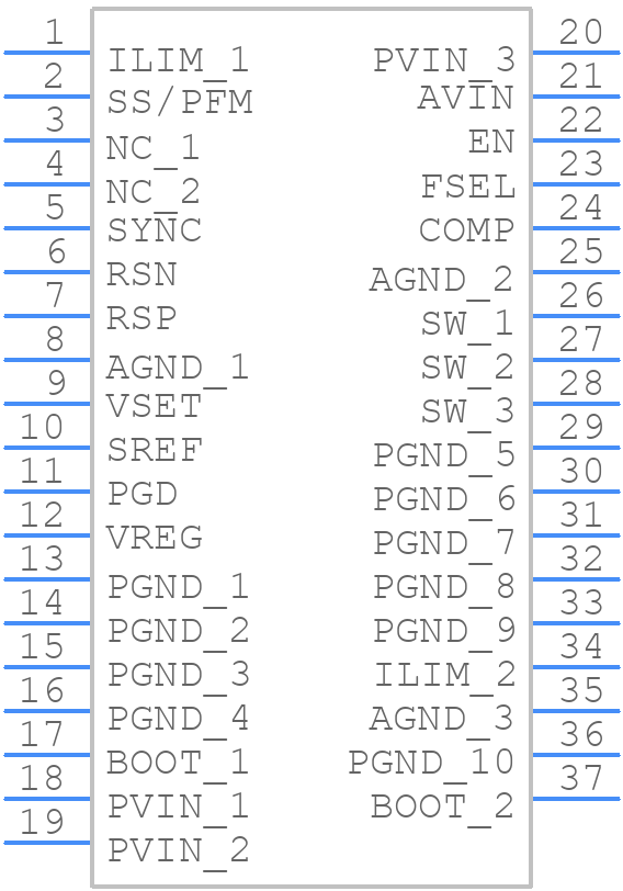 TPS542A52RJMR - Texas Instruments - PCB symbol