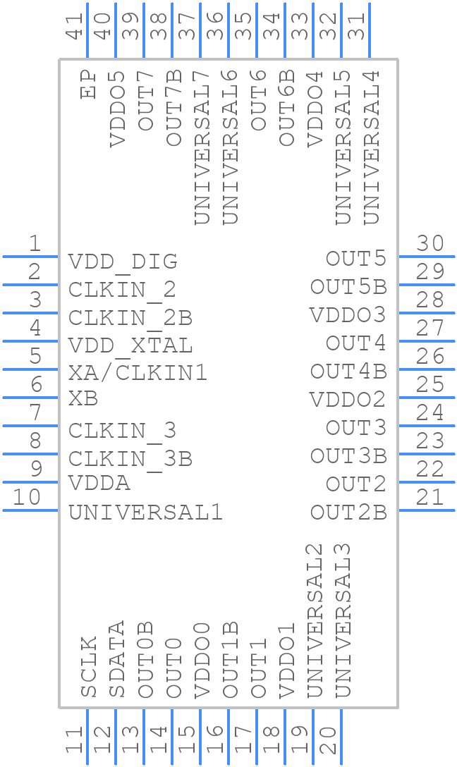 SI5332A-D-AM2 - Skyworks - PCB symbol