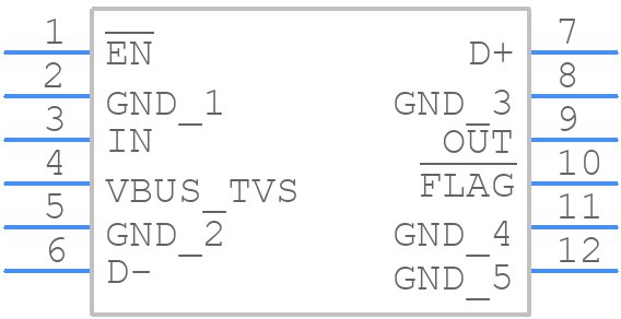 NCP362CMUTBG - onsemi - PCB symbol