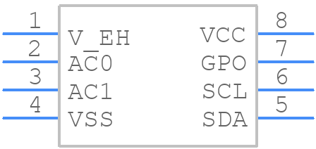 ST25DV04KC-IE6T3 - STMicroelectronics - PCB symbol