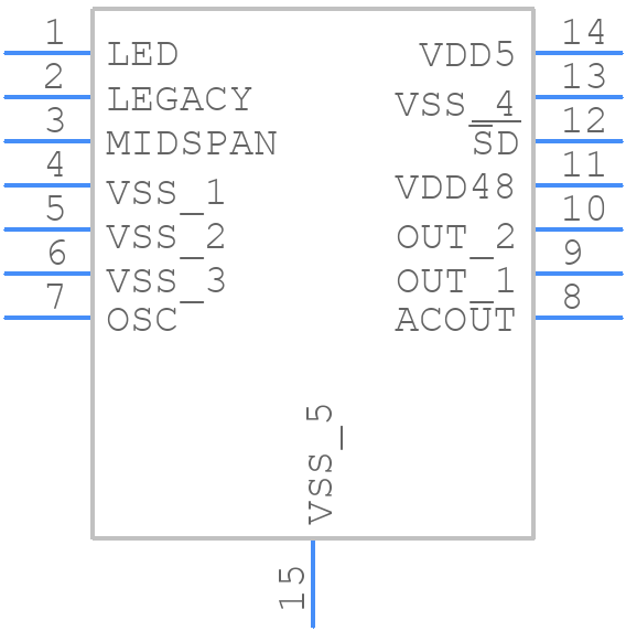 LTC4263CDE-1#TRPBF - Analog Devices - PCB symbol