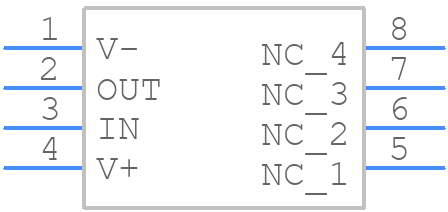 LM3911N - Texas Instruments - PCB symbol
