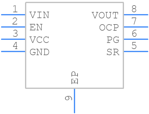 NCP45610IMNTWG - onsemi - PCB symbol