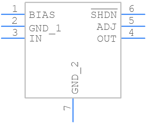 LTC3025IDC-1#TRMPBF - Analog Devices - PCB symbol