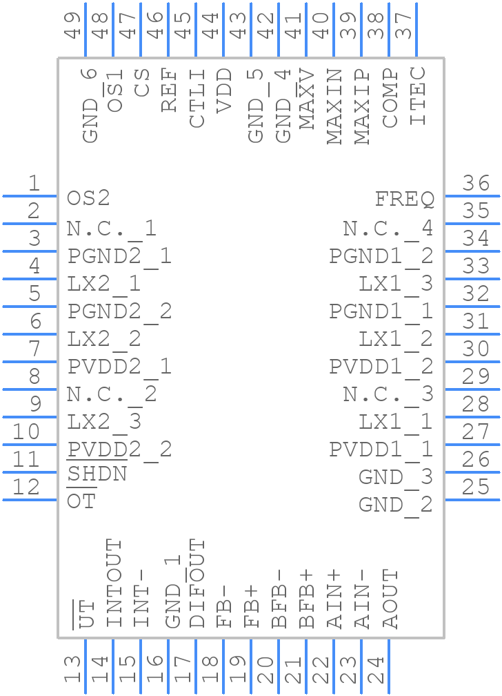 MAX1978ETM - Analog Devices - PCB symbol