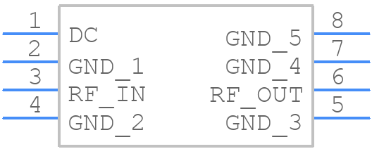 VNA-25+ - Mini-Circuits - PCB symbol