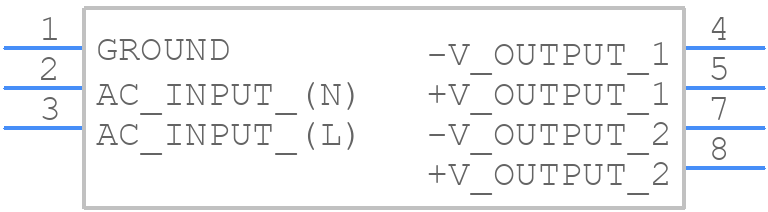 AME10-512DCJZ - aimtec - PCB symbol